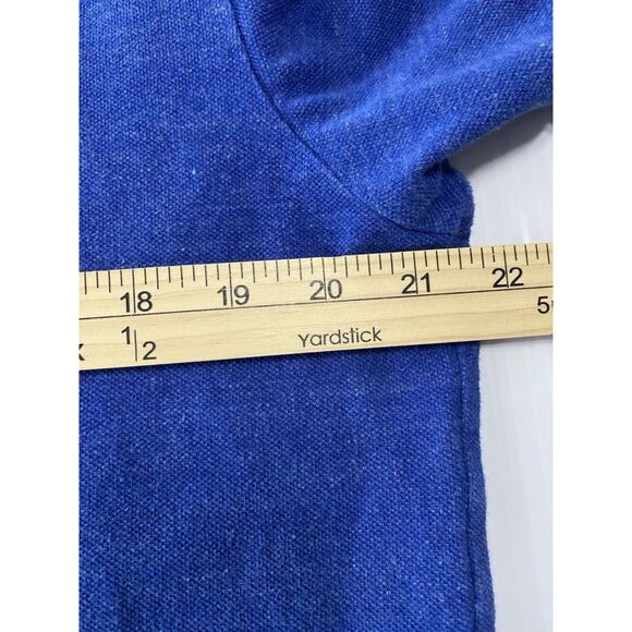 Polo Ralph Lauren Men's Large Polo Shirt, Short Sleeve Blue w/Yellow Pony - Picture 4 of 8